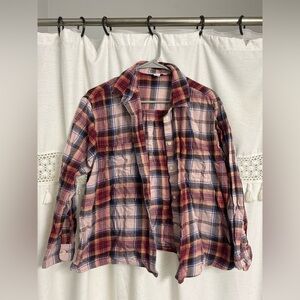 Old Navy Multicolor Plaid Shirt
